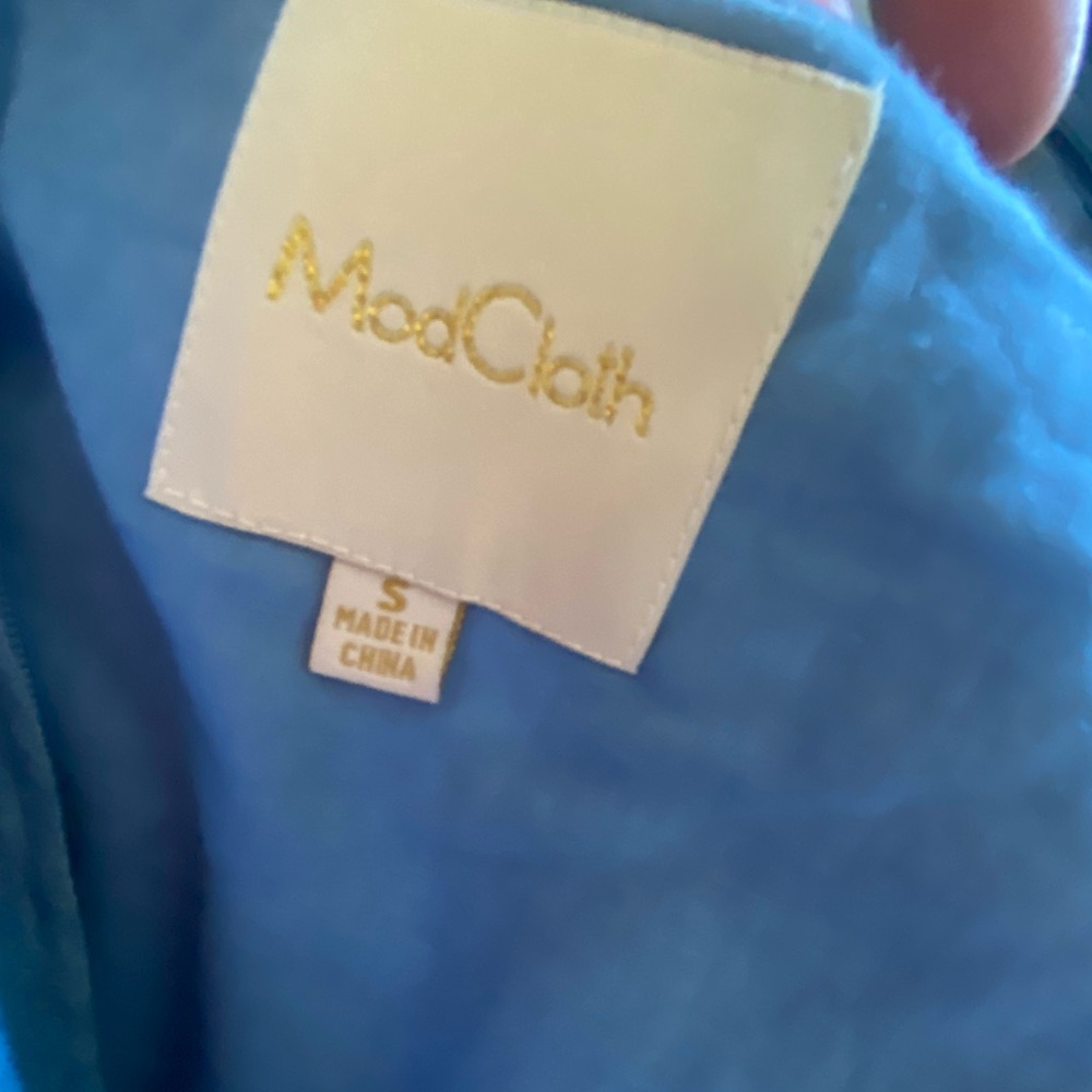 ModCloth Light Blue Garment - Picture 3 of 3
